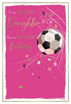 Picture of TO AN AMAZING DAUGHTER FOOTBALL BIRTHDAY CARD